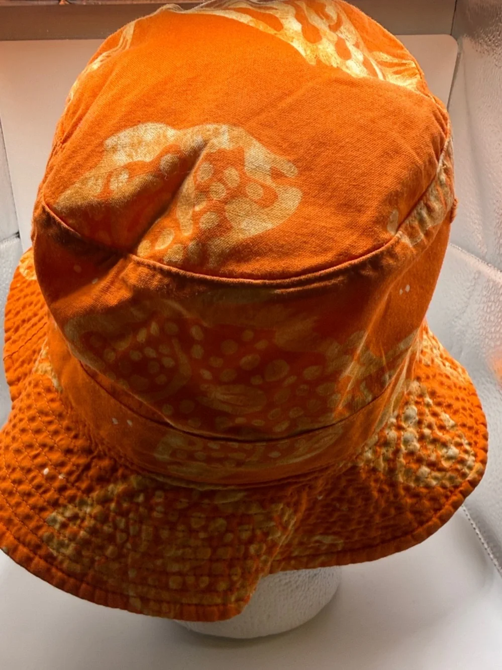 Polo by Ralph Lauren Orange and Yellow Tie-Dye Bucket Hat